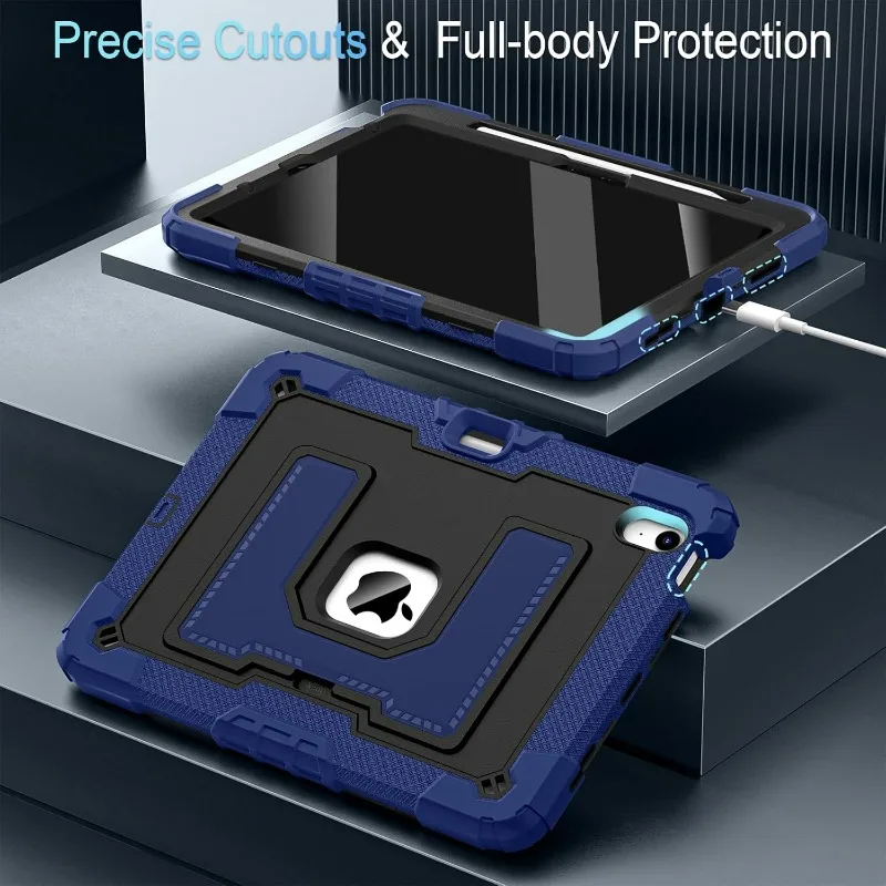 Rugged Shockproof Kids-Friendly Tablet Protective Cover