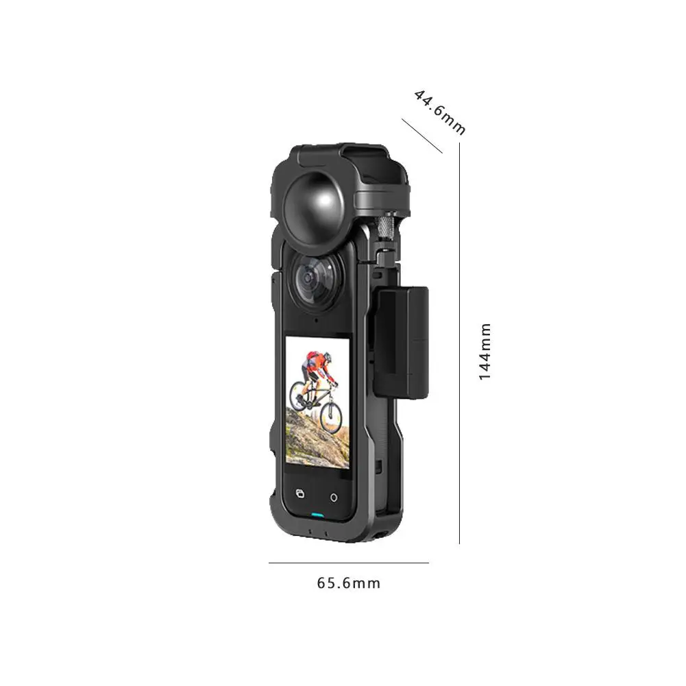 알루미늄 합금 확장 브래킷, 금속 프레임, 토끼 보호 케이지, Insta360 X4 용 프레임 액세서리
