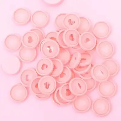50Pcs Discbound 디스크 하트 모양 버섯 모양 바인딩 디스크 플라스틱 노트북 바인더 사무실용 루스리프 확장 디스크