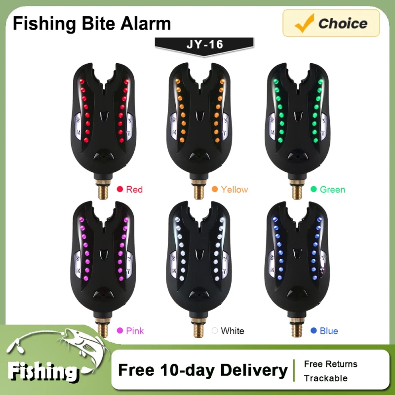 Kit alarme de touche Lixada 16 LED - Alerte sonore et lumineuse pour pêche nocturne et détection de touches