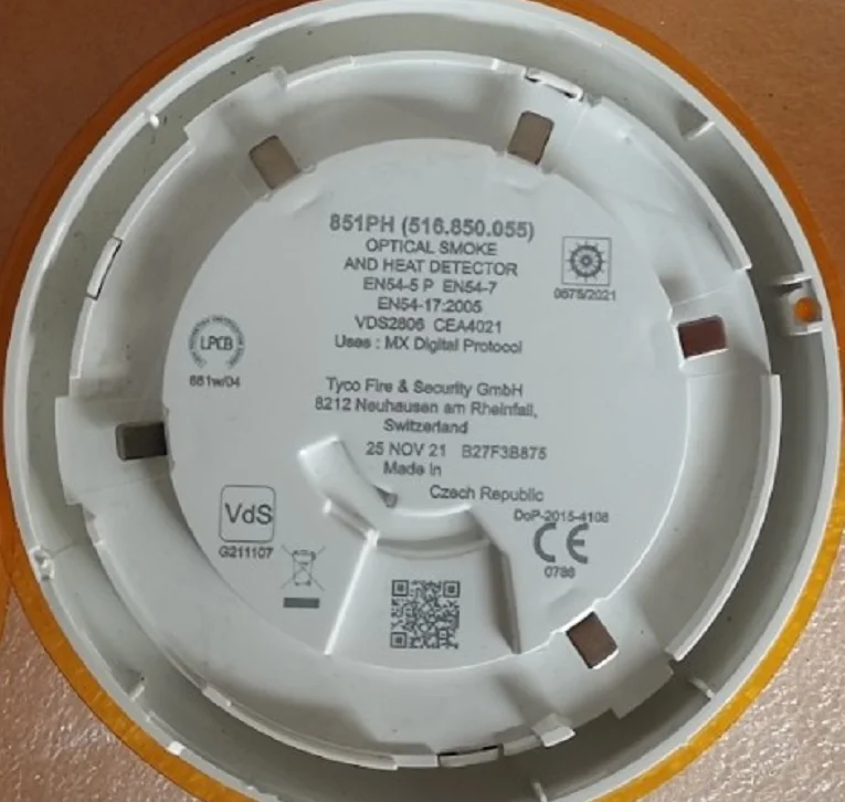 Rilevatore Di Fumo Tyco 851Ph