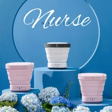  Moyu 2 In1 Second-generation Upgraded Version Folding Washing Machine Home Travel Portable Small Washing Machine Can Dried 