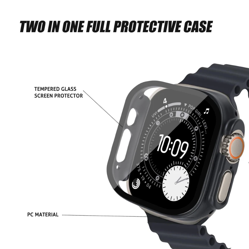 Premium Tempered Glass Screen Protector with PC Bumper