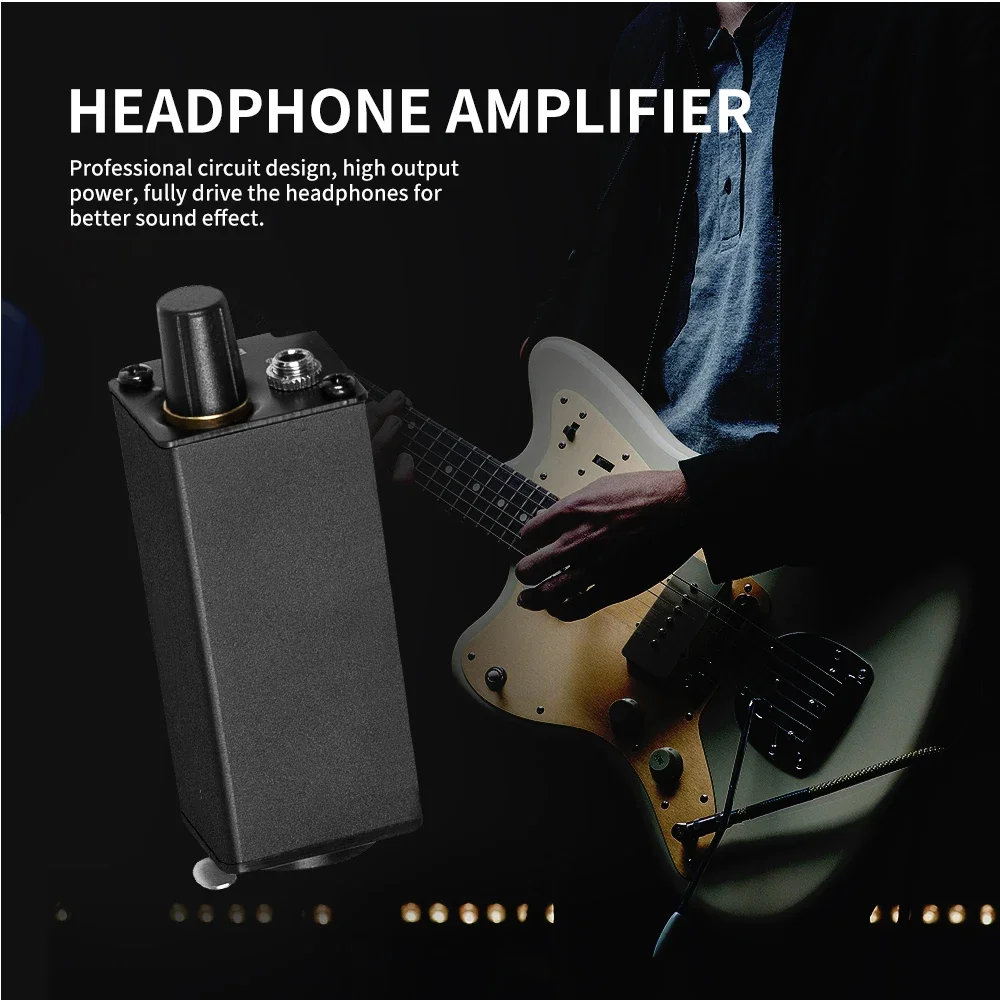 Professional Headphone Amplifier Converter XLR To 3.5MM Audio Interface Mini Portable HIFI Headphone Amplifier Clip Mount headphone amplifier,audio interface,portable dac amplifier,audio amp adapter