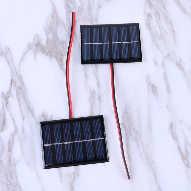1W 3V 100MA DIY Solar Charger Power Bank with Cable for 2-3V Battery Charging 2