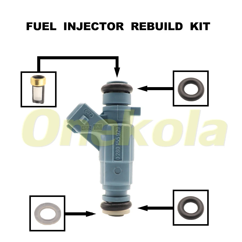 Fuel Injector Service Repair Kit Filters Orings Seals Grommets For Alfa