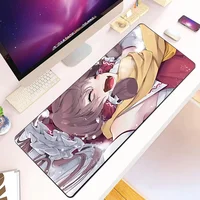 Fashion Touhou Cute Reimu Hakurei Mousepad 80x30cm XL Lockedge Office Computer Desk Mat Table Keyboard Big Mouse Pad Cushion 2