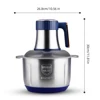 Electric Meat Grinders Food Crusher 6S Stainless Steel Multifunctional Vegetable Slicer Processor Chopper Kitchen Appliances 4