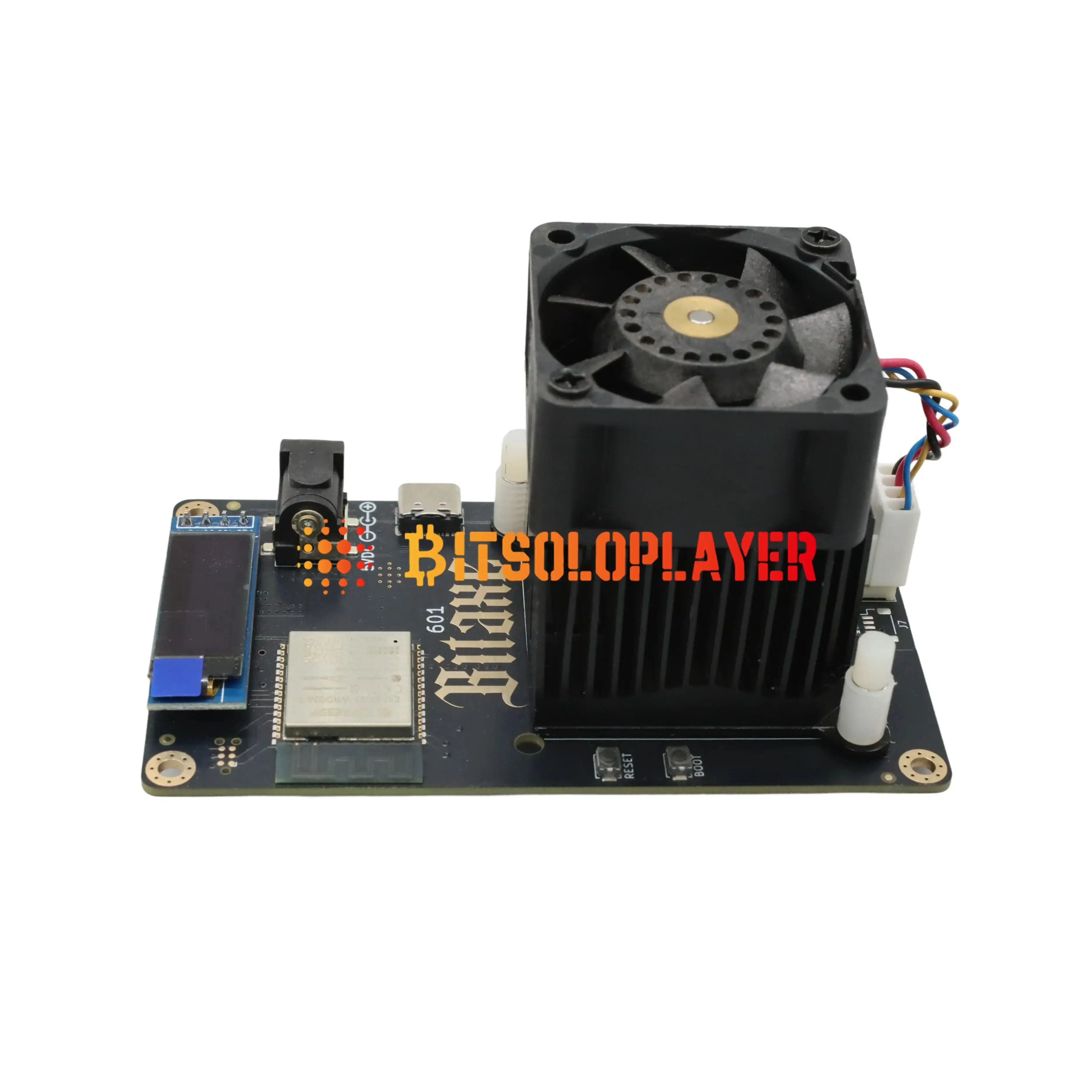 Bitaxe Gamma 601 Miner Bitcoin - 1.2 TH/s, Chip BM1370, WiFi 2.4G, Silenzioso Per Casa