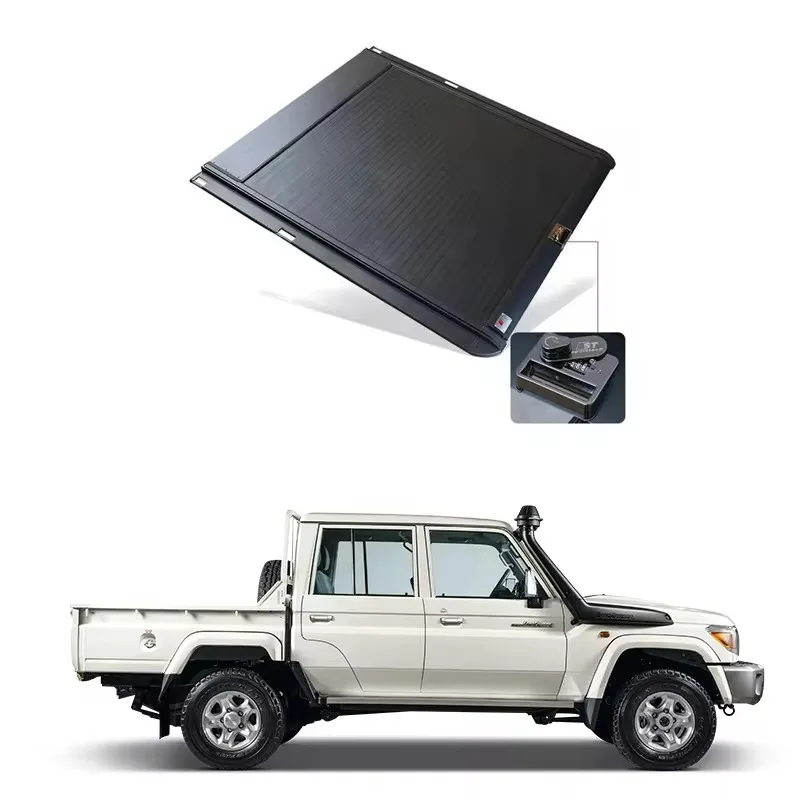 

Toyota Accessories Retractable Pickup Truck Bed Cover with Password Lock for Land Cruiser LC79