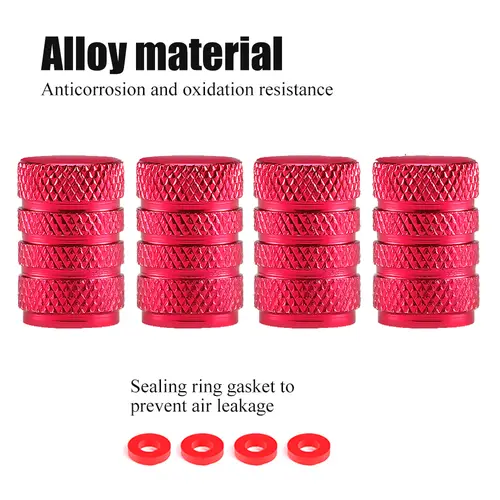 Aluminum Tire Valve Caps, Dustproof Caps, Universal Stem Covers for Cars, Bike and Bicycle, Trucks, Motorcycles Airtight Seal - Image 5