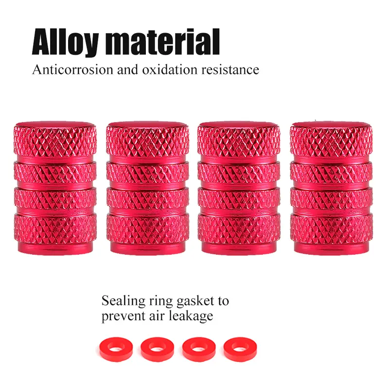 Aluminum Tire Valve Caps, Dustproof Caps, Universal Stem Covers for Cars, Bike and Bicycle, Trucks, Motorcycles Airtight Seal - Image 5