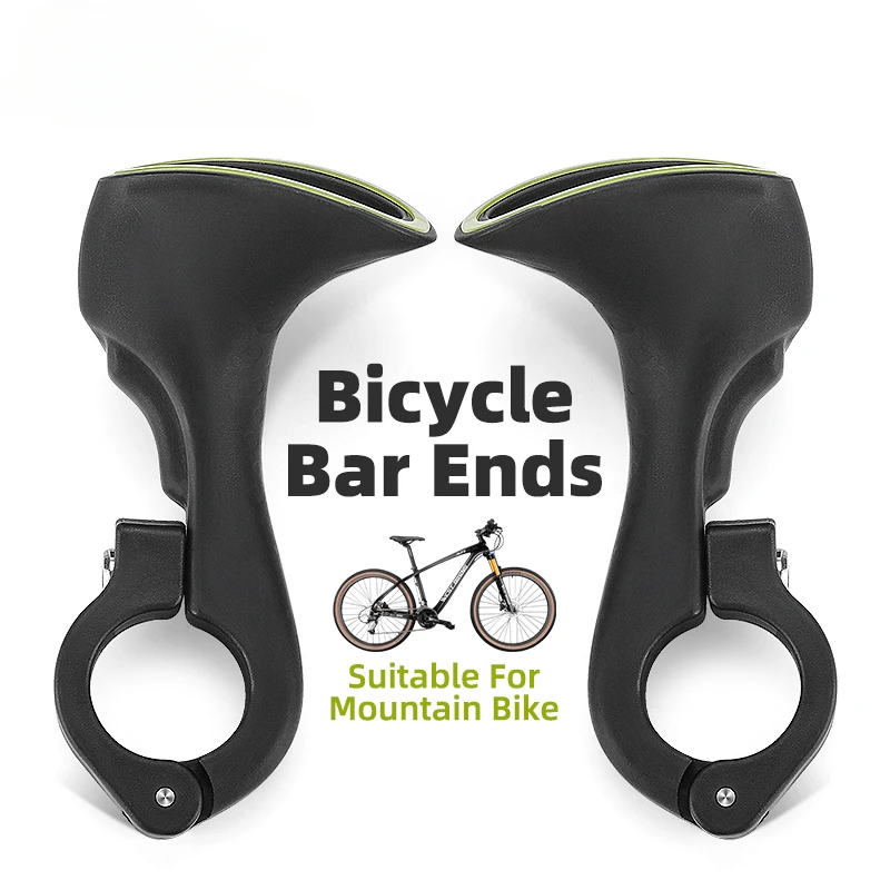 

MTB Bicycle Bar ends Ergonomic Design Mountain Bike Handlebar 22.2mm Nylon Inner Handle Bar Grips MTB Cover Handle
