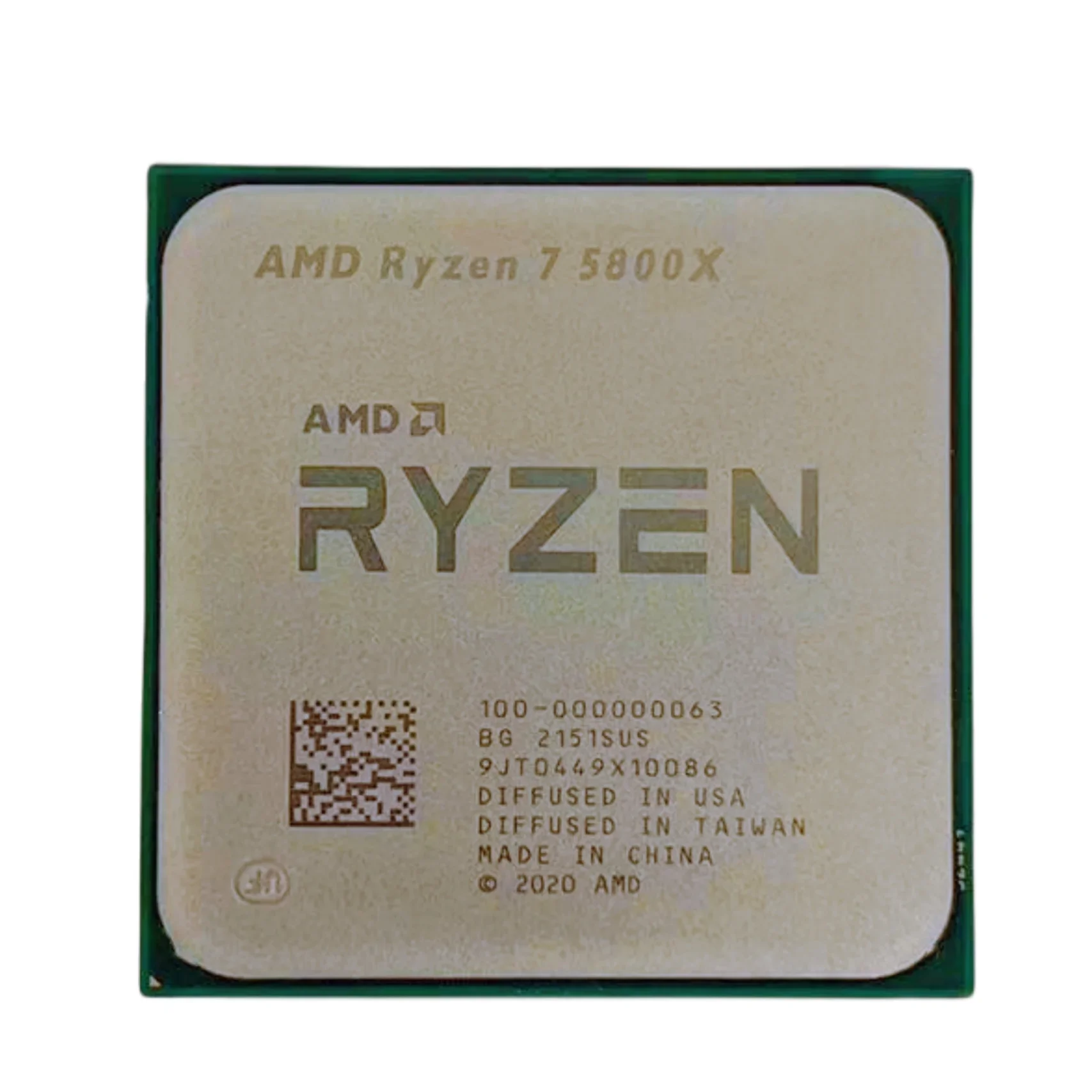 AMD 라이젠 7 5800X 데스크탑 CPU 프로세서 8코어 16스레드 AM4 소켓 3.8GHz 기본 속도 최대 4.7GHz 부스트 속도 7nm 32MB L3 캐시