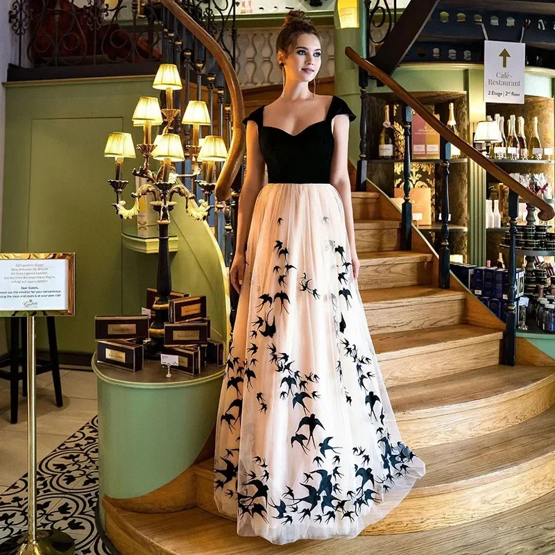 

Elegant A-Line Prom Dress Strapless Blush Pink Ruffle Evening Party Dress High Low Floor-Length Saudi Arabia Gowns