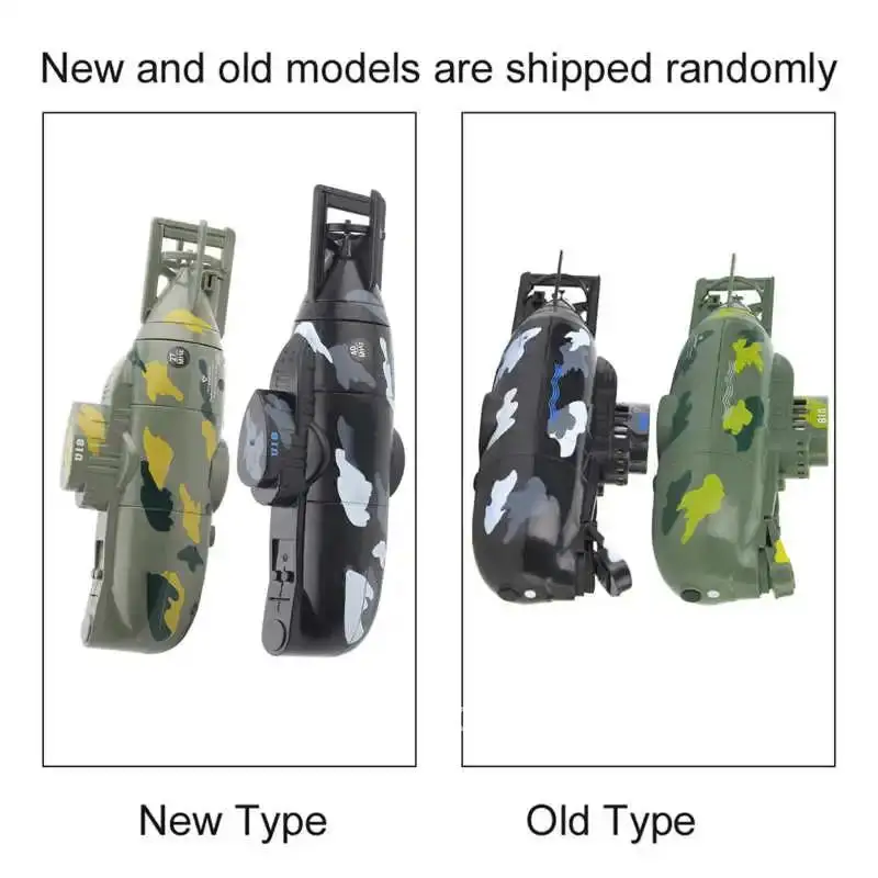 RC Submarine Remote Control Diving MINI Boat Toy Support for Gift Simulation 6‑channel Model Kids Control Boys