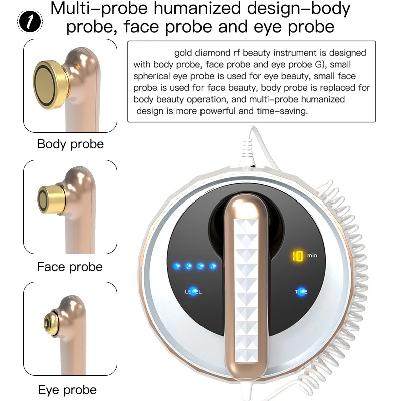 3 in 1 RF Radio Frequency Beauty Machine Facial And Body Radiofrequency Anti Aging Skin Care RF Skin Tightening Lifting machine