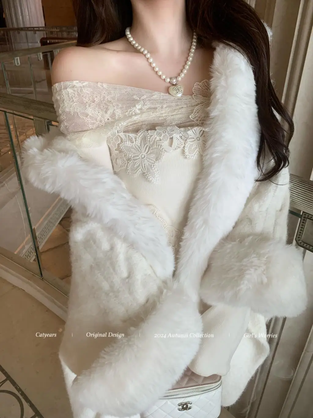 Vestidos de punto nuevos de otoño e invierno para mujer, cuello alto, manga acampanada, encaje de retazos, corte sirena, moda coreana, Vestidos para mujer