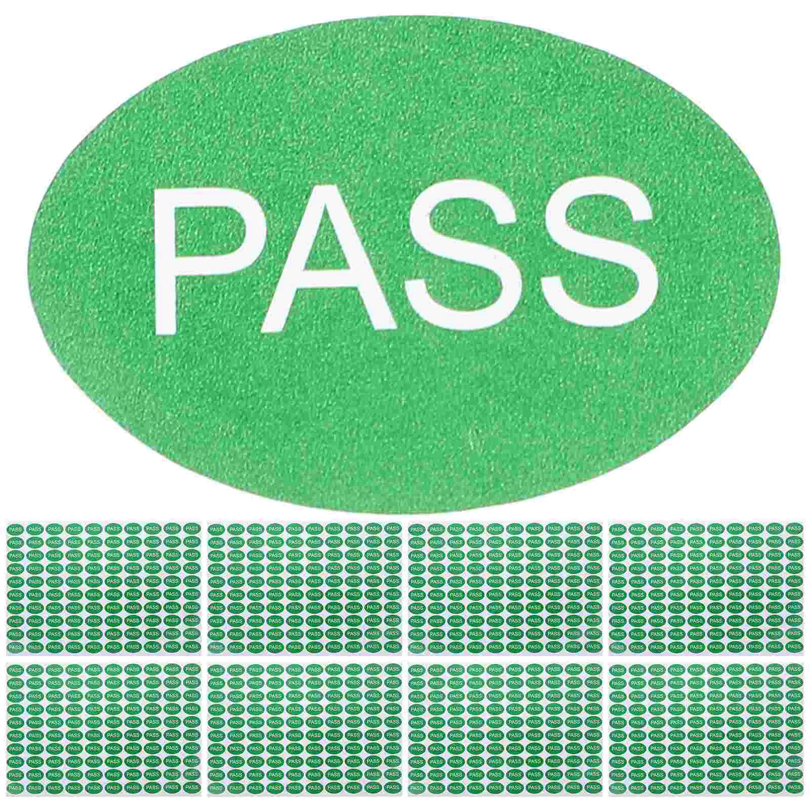 

2000Pcs QC Passed Stickers QC Check Stickers QC Passed Tag Stickers Adhesive Warehouse Tested Stickers