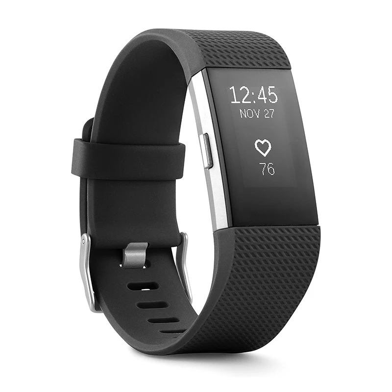 Fitbit Charge 2 smart wristband heart rate monitoring exercise pedometer fitness sleep call notification GPS IOS Android 6