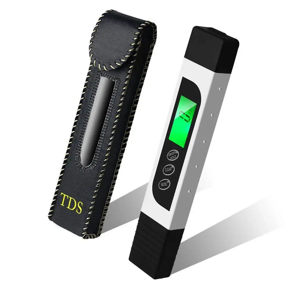 Digital TDS Salinity Temperature Meter IP65 Waterproof Digital Salinity & TDS Water Tester - IP65 Waterproof Meter For Saltwater Aquariums, Pools & Hydroponics Water Quality Tester