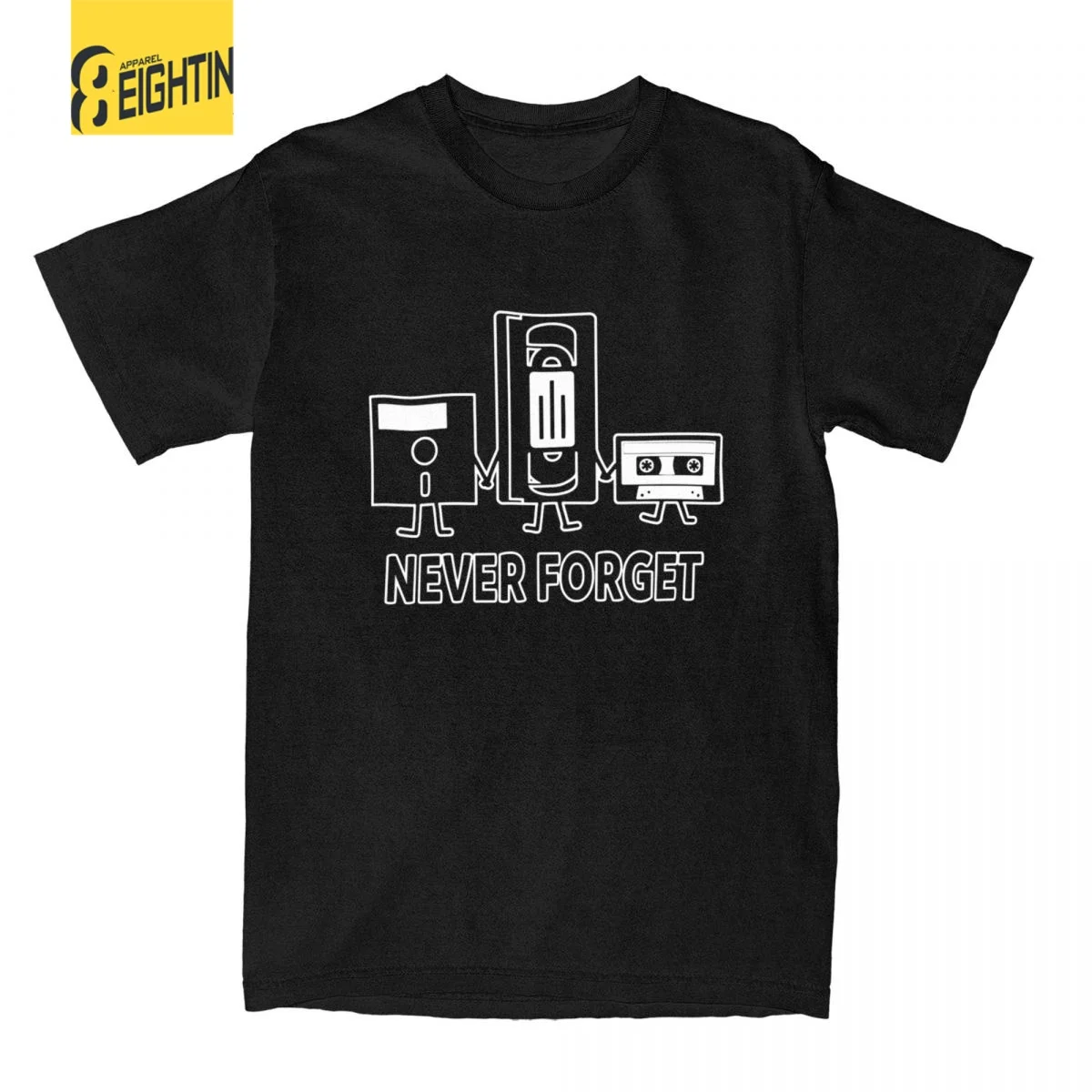 

Never Forget Sarcastic Graphic Music Novelty Funny T Shirt men casual cotton top letter printed Men's T-shirt Tee shirt homme