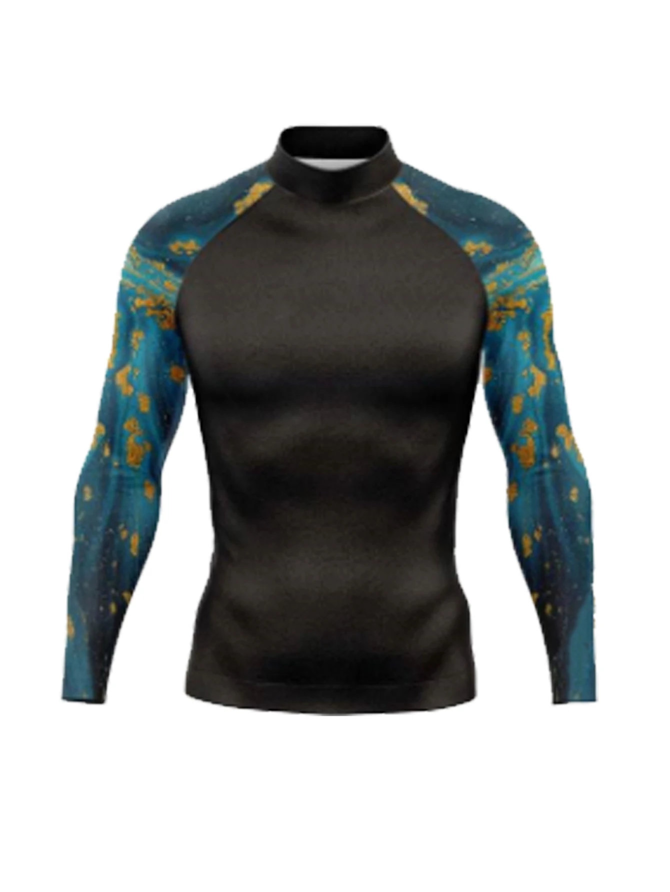Swimming Tights T Shirt Surf Rash Guard Long Sleeve Protection Surfing Diving Swimsuit Tees Rashguard Clothes for Men