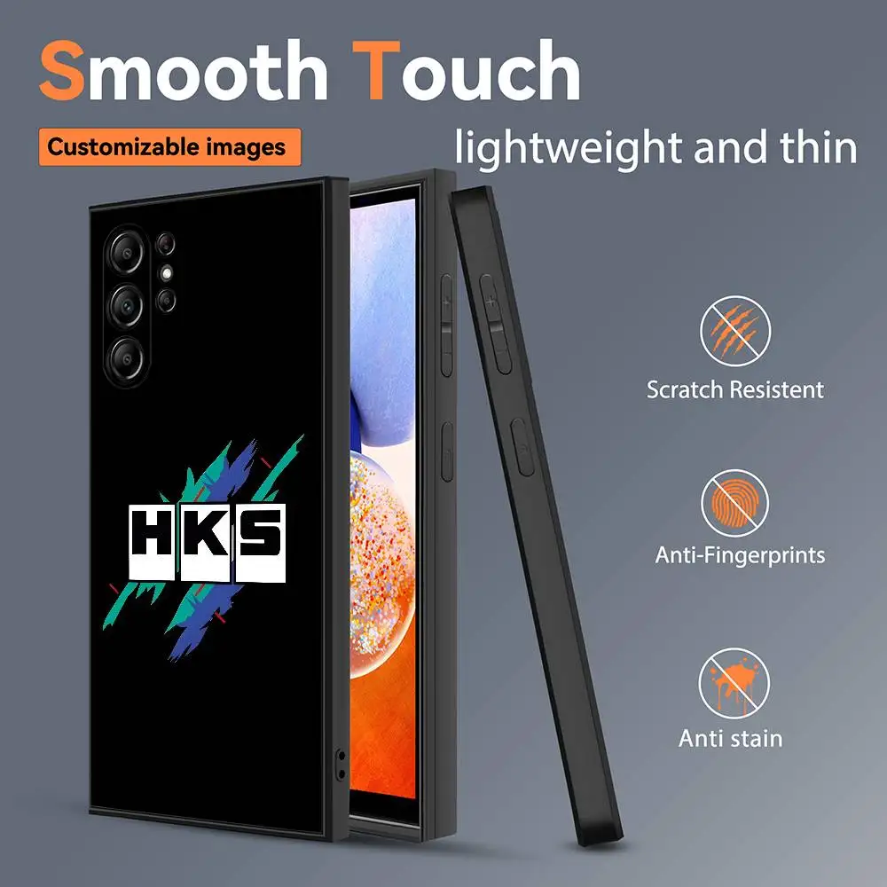 Elegant Frosted Shockproof Phone Case - Fashion Car H-HKS-S Collection
