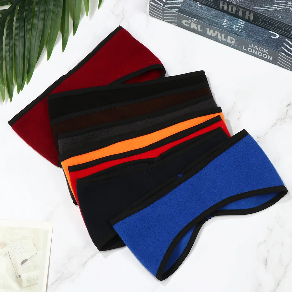 Ear Muffs Ear Protection Hairband Hair Dye Ear Muffs Colorful Fleece Ear Warmer Muff Winter Headband Ear Muffs Headband Men Women Running Skiing Outdoor Sports Cover Headscarf