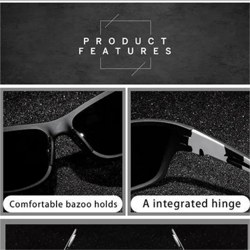 Dust-proof Polarized Sunglasses One Piece Fishing Classic Sun Glasses Men's Driving Shades,polarized sunglasses,fishing sunglasses