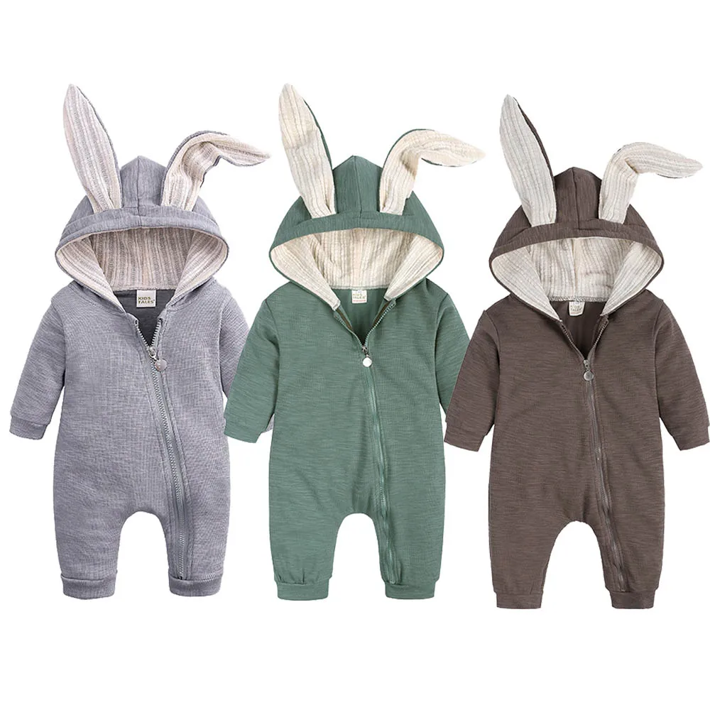 Easter Rabbit Romper Baby Boy Clothing Infant Romper Bunny Romper