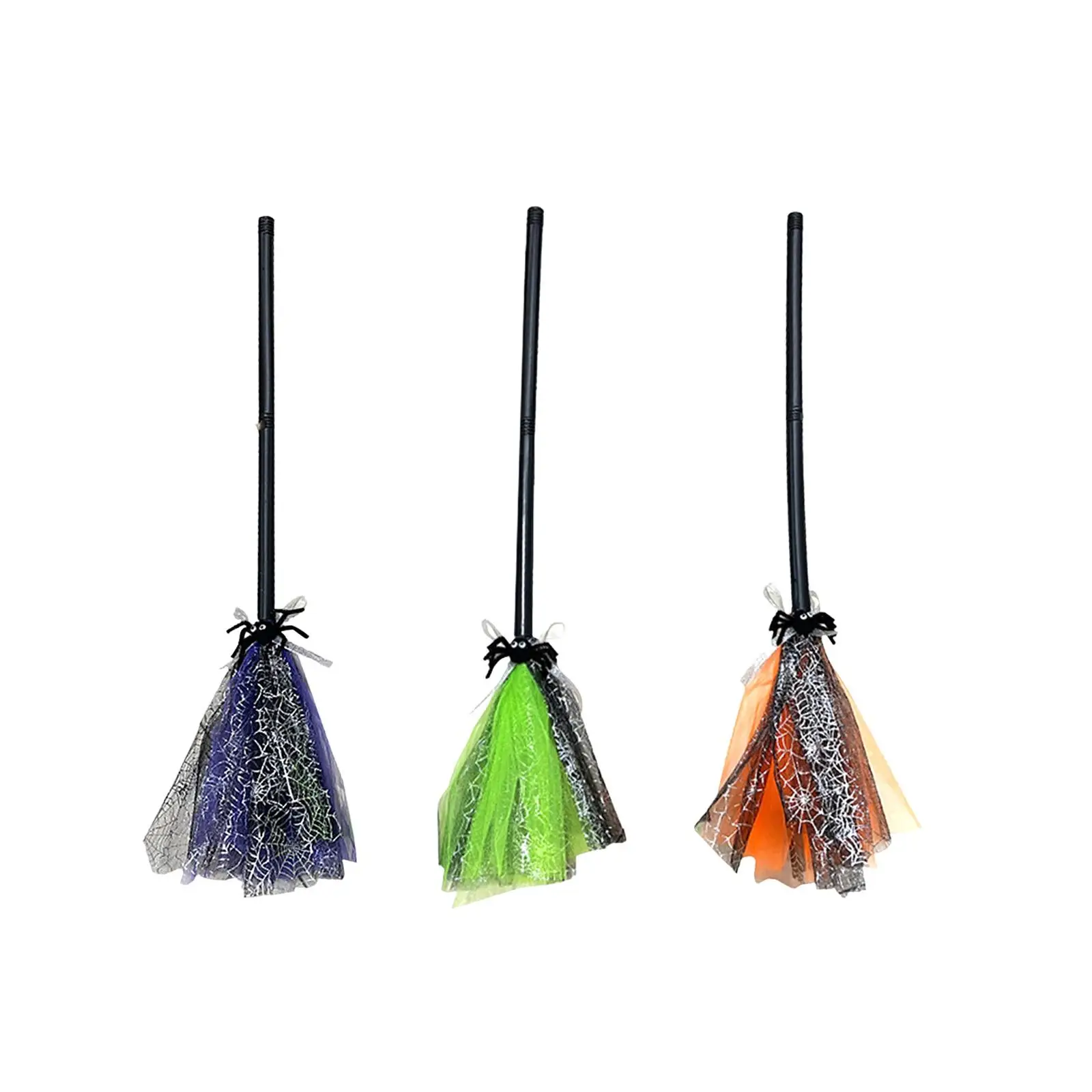 

Halloween Witch Broom Prop Decorations Fancy Dress Festival Witch Broomstick