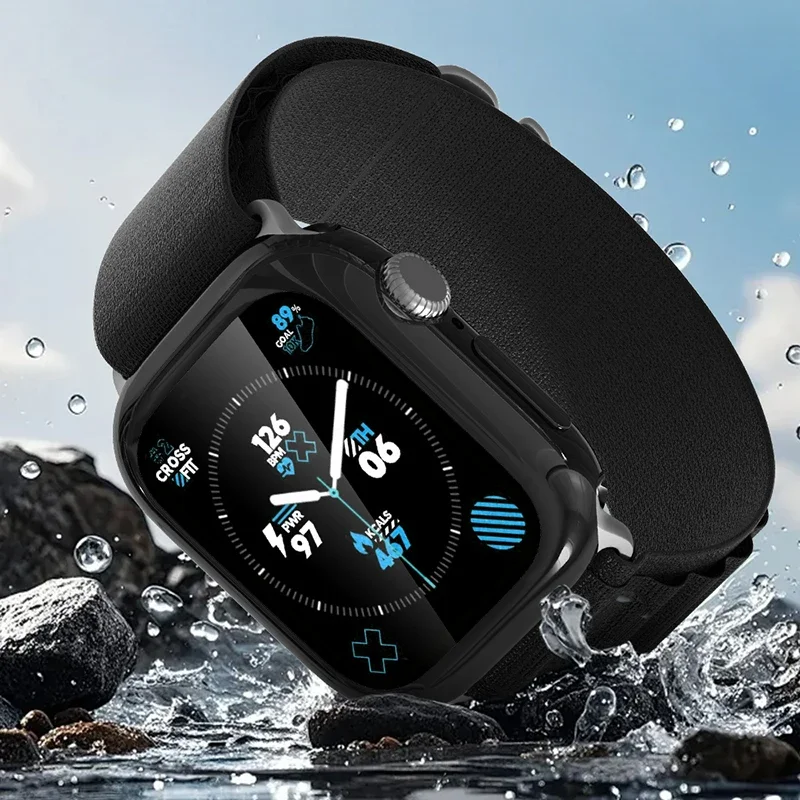 Enhanced TPU Cover with Screen Protector for Apple Watch - Premium Protective Case