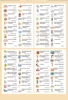 10sheets 200 Stickers Family Daily Routines Sentences for kid learning toy Chinese & English sticker labels montessori éducatifs 5