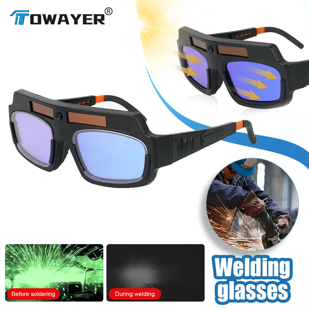 

Automatic Dimming Welding Solar Glasses Darkening Anti-Glare Goggles Argon Arc Welding Glasses Protection Special Goggles Tools