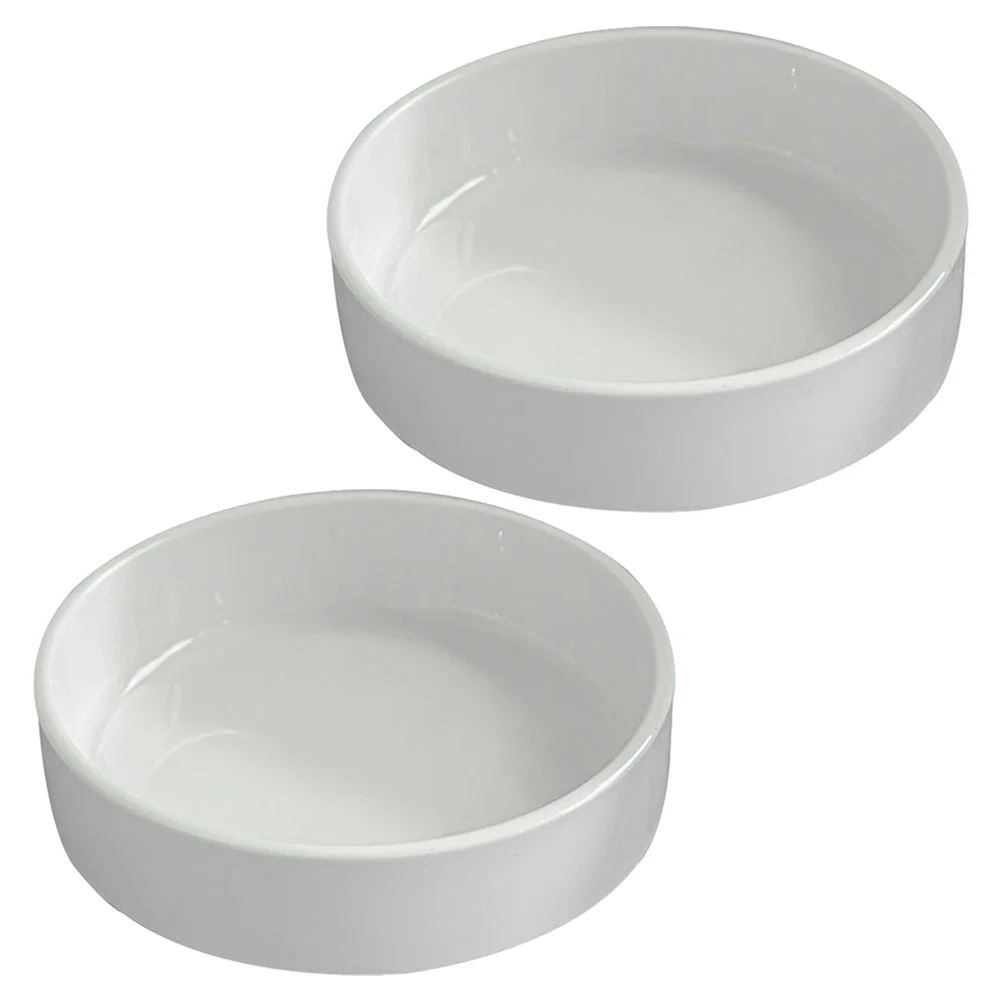 

2 Pcs Brazilian Wood Flowerpot Pots for Indoor Plants Drip Tray Water Trays Ceramics Saucer Plate Catcher