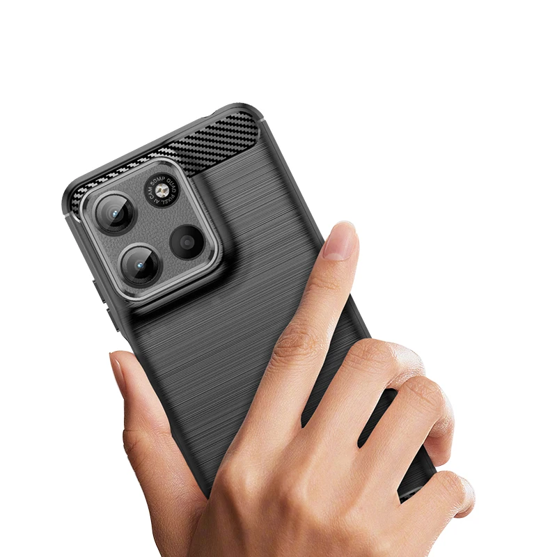 Durable Shock Resistant Silicone Phone Case - Soft TPU Back Cover
