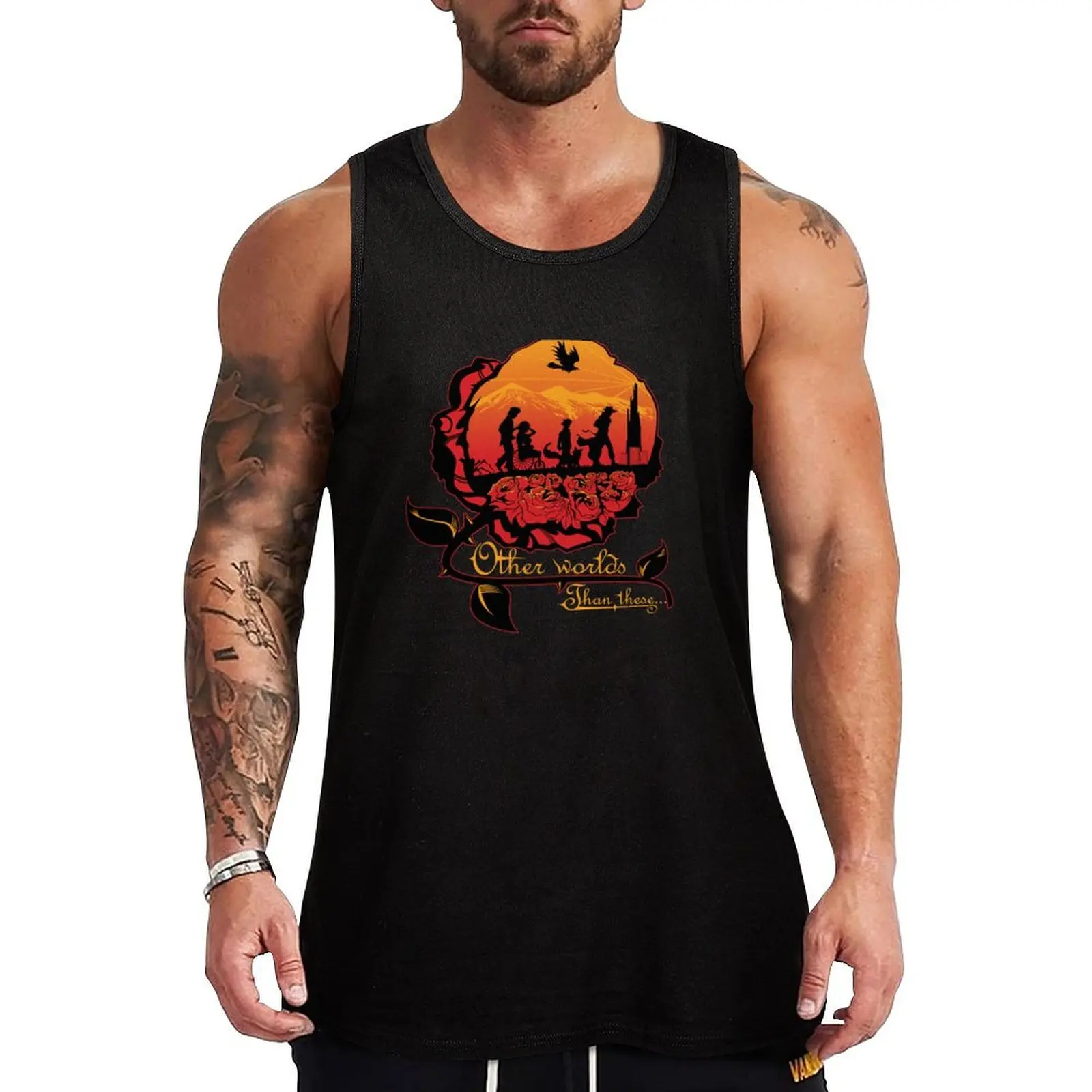 

Other worlds Tank Top Men's summer clothes new in tops & t-shirt Men's sports t-shirt