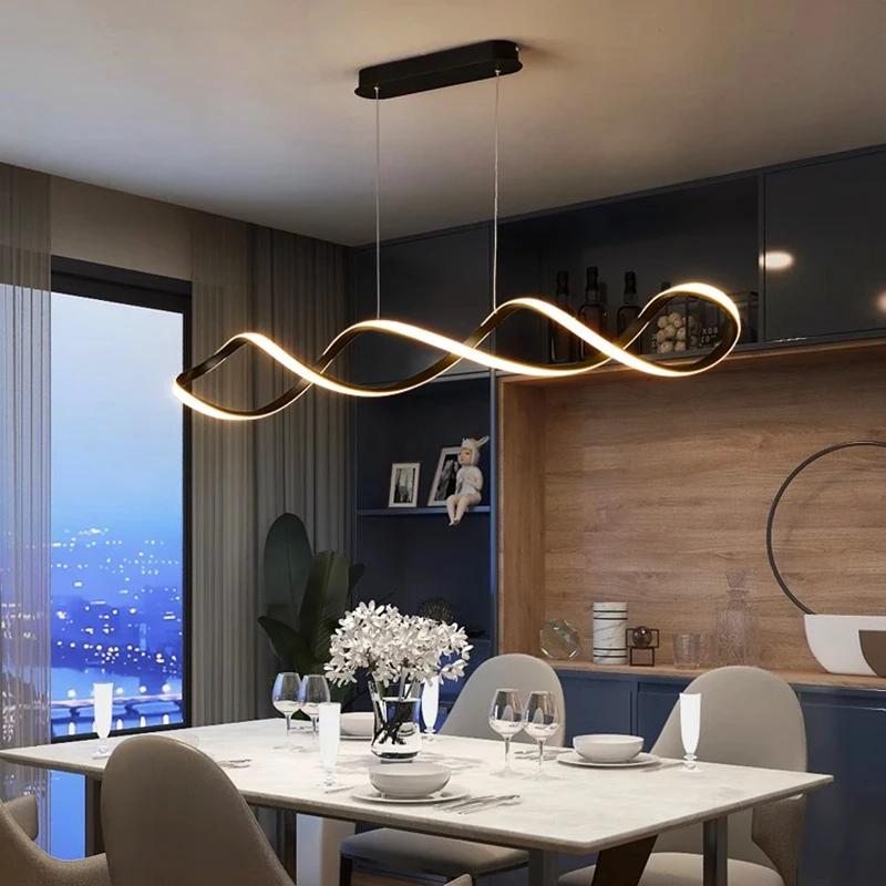 Lustres-modernos-para-sala-de-jantar-Luzes-pendentes-inteligentes ...