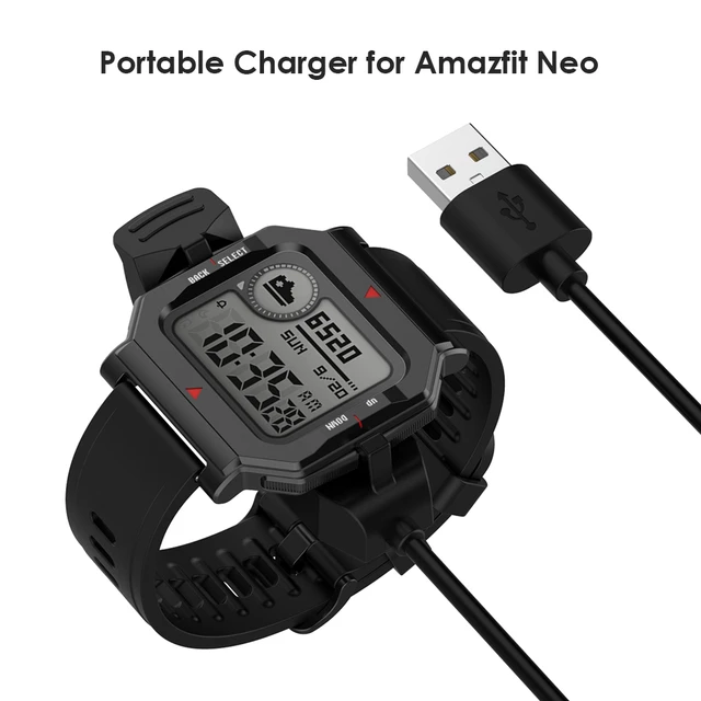 1m Fast USB Charging Cable Smart Watch Charger Device for Huami Amazfit Neo  Smart Watch Wireless Charging Cable - AliExpress