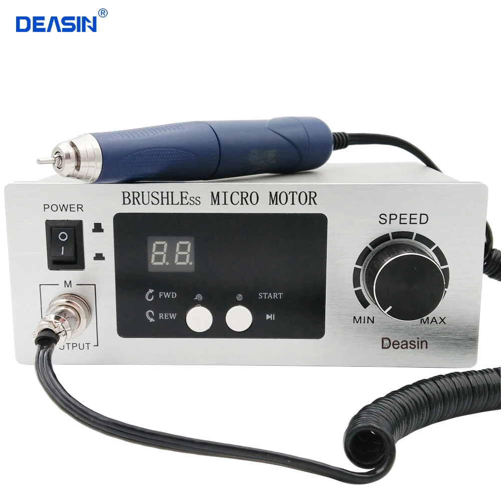 

70,000 RPM Non-Carbon Brushless Aluminium Shell Dental Micromotor Polishing Unit with lab handpiece dental micro motor