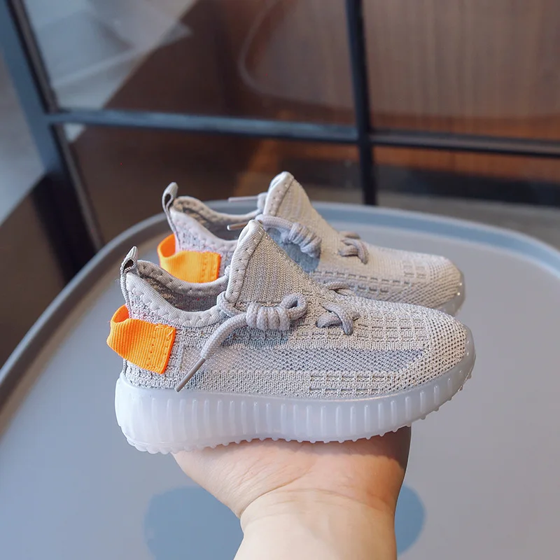 Kid Shoes Platform Casual Breathable Boy Sports Mesh Girl Tennis Running