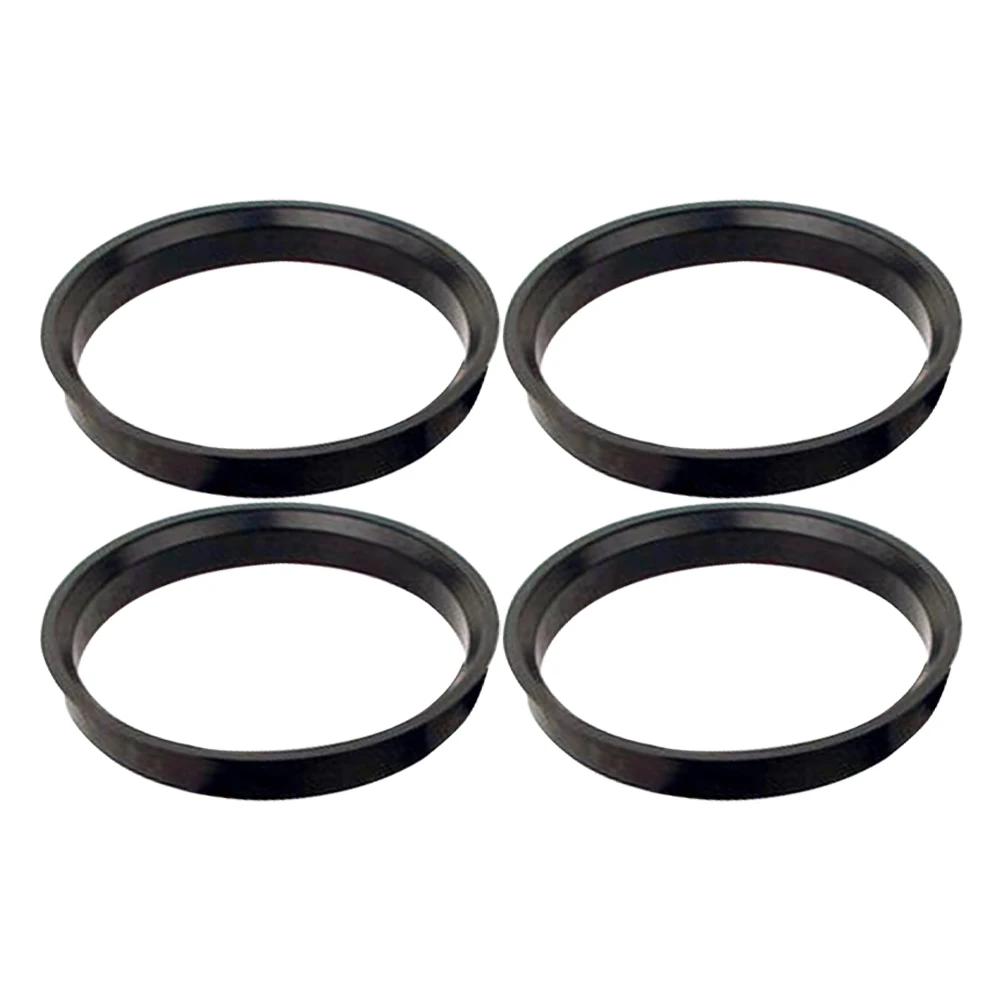

4Pcs Car Wheel Hub Centering Rings For BMW Wheel Bore Center Spacer Black OD 74.1mm ID 72.6mm Replacement Parts