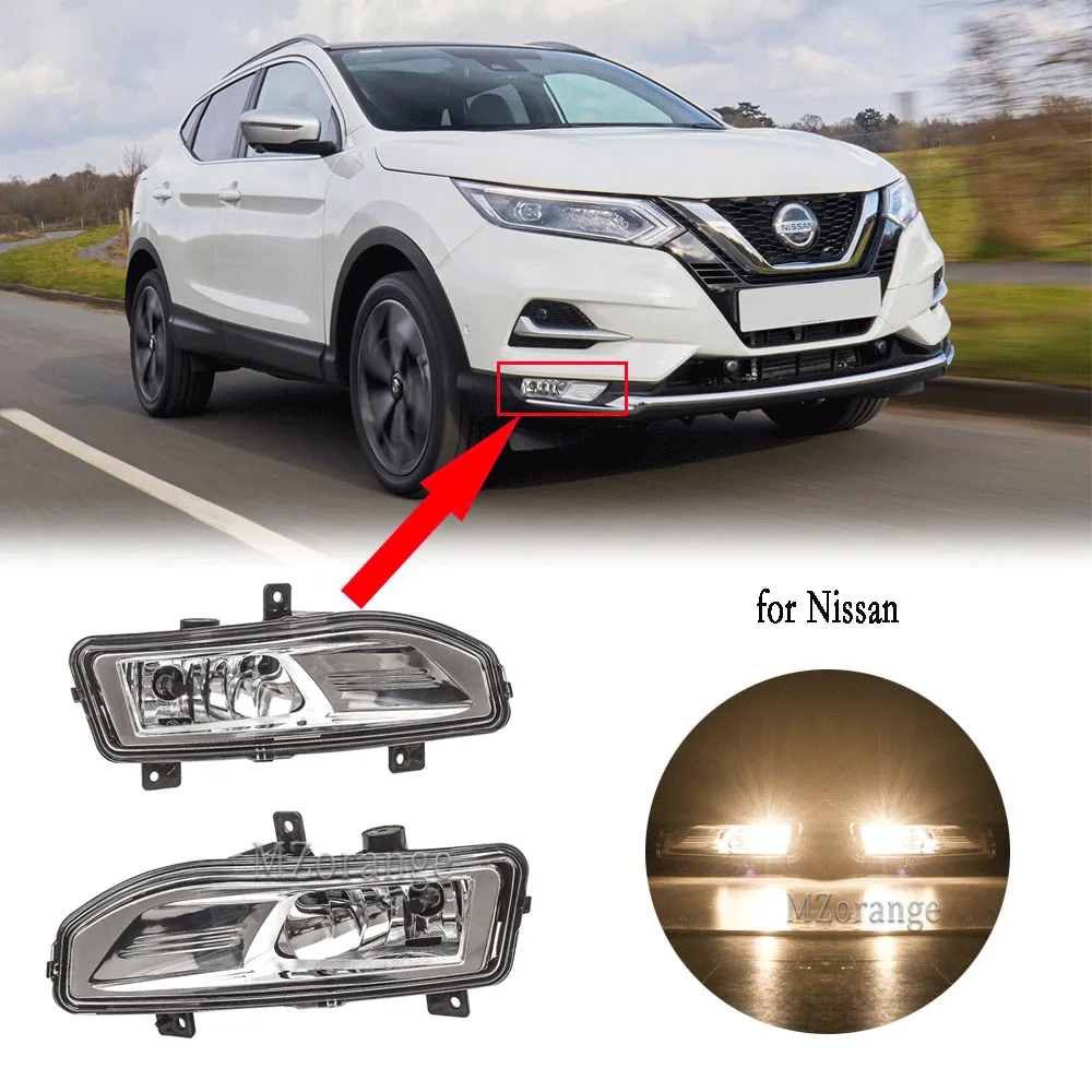 Feu De Brouillard Pour Nissan Qashqai J11 2018-2020 – Phare Antibrouillard, Plug & Play, Résistant Aux Intempéries