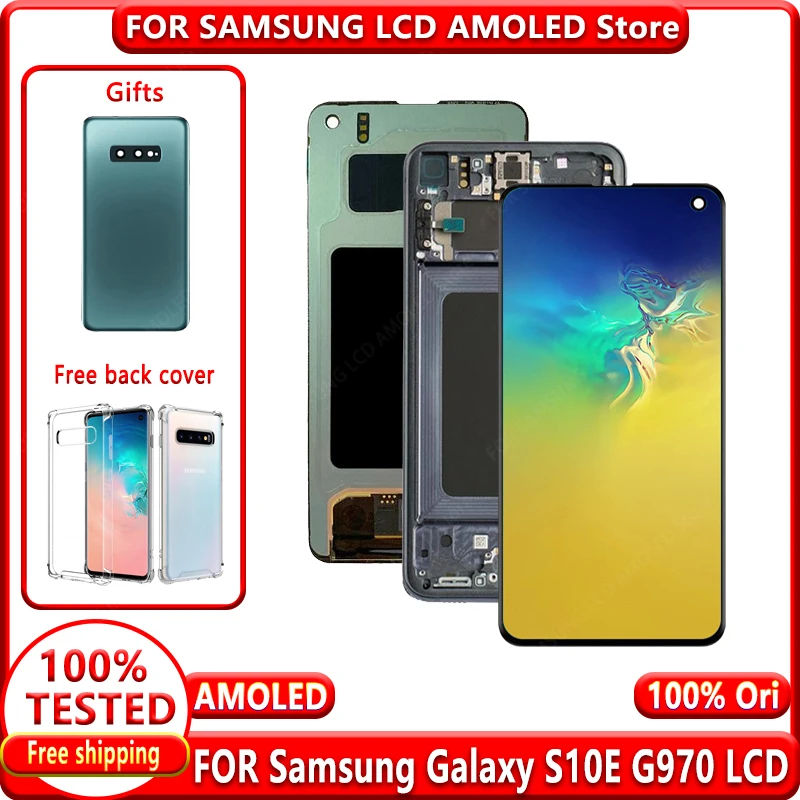 

5.8" Super AMOLED S10E LCD For Samsung Galaxy S10e G970 G970F G970U G970W LCD Display Touch Screen Digitizer Assembly No defects