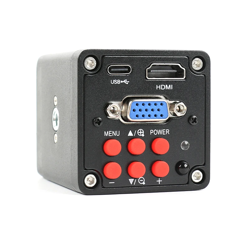 14MP 1080P 60FPS HDMI VGA Video Industriale Microscopio Macchina Fotografica Professionale CCD Videocamera C MONTAGGIO Per Il Telefono PCB Saldatura Repai - immagine 4