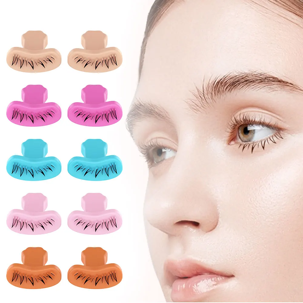 

New Eyelash Stamps Tool Eye Makeup Tool Diy Lower Lashes Extensions Natural Look for Make Up Beginner False Eyelash