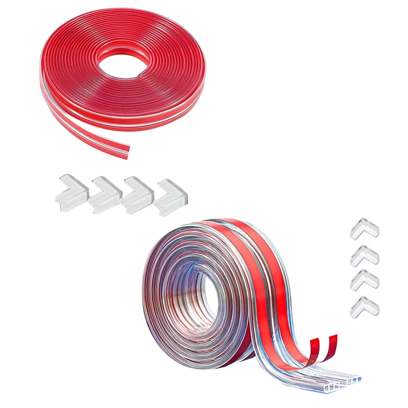 1Set 6 Metres And 4 Corner Protectors Protects Corners And Edges Corners Edges PVC B