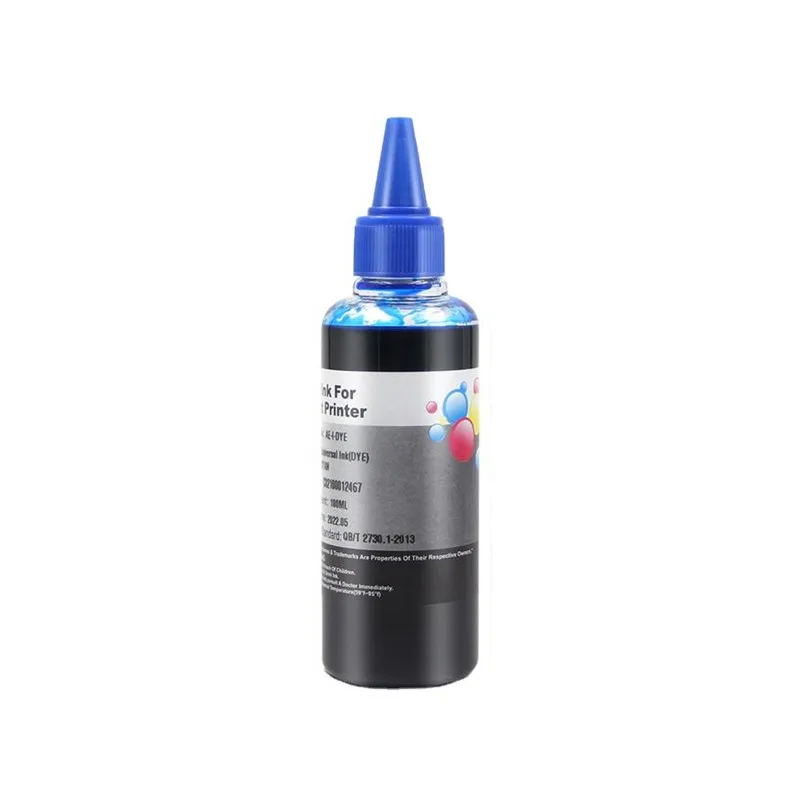 100ml Bottle Printer Dye Ink Refill Kits For HP 123xl 122xl 121xl 302xl 304 301 300 650 652 21 22 140 141 901 350 XL Cartridges