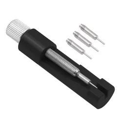 Deluxe Metal Watch Band Repair Tool Kit with Extra Pins (Back - Matel)